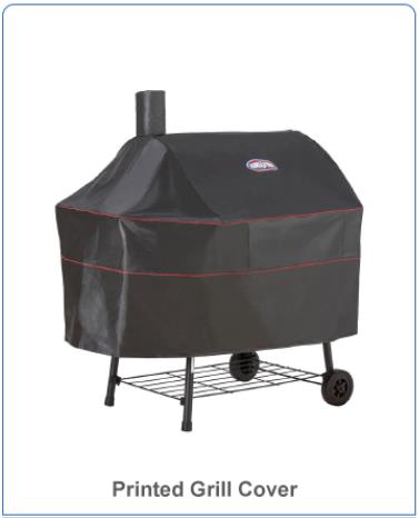 printed grill cover