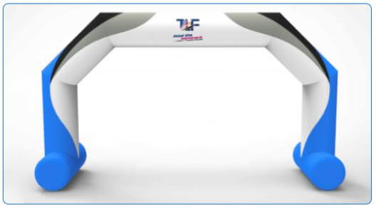 Customized infltable arch