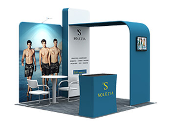 10x10ft portable trade show booth
