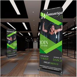 easy tube banner stand for exhibtion